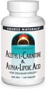 Source Naturelles Acétyl L-Carnitine et acide alpha-lipoïque 650mg - 120 comprimés