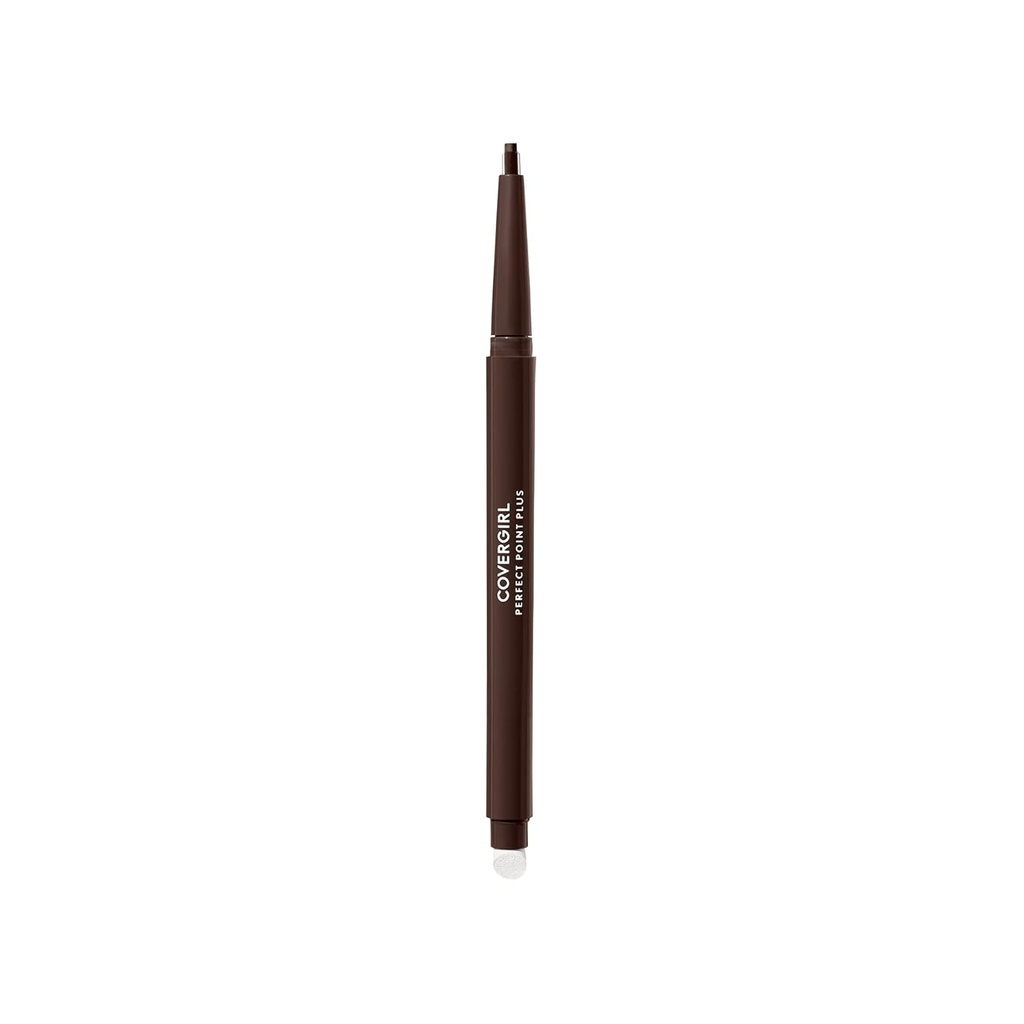 CoverGirl Perfect Point Plus Eyeliner Pencil, Espresso, Long Lasting, Versatile Brown Eyeliner, Soft Smudging Tip, Pas d'affûtage nécessaire, Pack de 1
