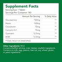 Glucosamine Premium + Chondriotine + MSM + Mastic + Curcumine (750mg) Exclusions Santé des os et des articulations (1 flacon-180 capsules-6mo d'approvisionnement) Exclusions Vitamine pour le soutien des articulations Exclusions Sans OGM et sans gluten