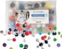 Old Nobby 118-Piece Chimie supplémentaire Kit modèle moléculaire - Construire des structures 3D pour l'étude, l'enseignement et l'utilisation de laboratoire - Atomes et liaisons durables, montage facile avec boîtier de stockage portable