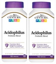 Capsules de mélange probiotique Acidophilus du 21e siècle, 150-Conte (paquet de 2)