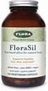 Flora - FloraSil Silica Supplement - Natural Beauty Support - Supporte les cheveux, la peau, les ongles et la force des os - Silica à base végétale de l'extrait de crin - Vegan - 180 capsules (180 portions)