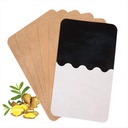 100 Packs Ginger Pad pour la douleur Ginger Pad à base de plantes Ginger Patches Chinen Nature Blood Circulation Pads pour genou Cervical Vertebra Joint