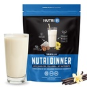 NutriDinner de Nutrirlermo (en poudre de protéines de collagène à l'herbe) Collagène avec Magnésium B-Vitamines (en supplément de collagène pour le sommeil et la récupération (14,9, Vanille)