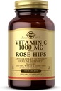 Solgar Vitamine C 1000 mg avec des hanches roses - 100 comprimés - Antioxydants et immunosupport - Non-OGM, végétalien, sans gluten, sans lait, sans casher - 100 portions