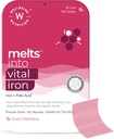 SELLBEING NUTRITION Melts Nano Iron (Fron à base de plantes, Beetroot, Cord suisse, Graines de citrouille, vitamine C et folate pour l'amélioration de l'hémoglobine, de la capacité de liaison à l'oxygène et de la construction de sang (30 bandes orales)