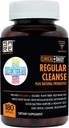Clinical Daily Regular Cleanse Plus Natural Probiotic - Colon Cleanse & Gut Detox Supplement - Aide avec l'énergie et le soulagement de la constipation - Herbal Dietary Fiber Psyllium Husk Capsules - 180 Compte