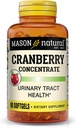 MASON NATURAL Cranberry 12:1 Concentré avec la vitamine C et E, soutient la santé immunitaire et urinaire, 90 Capsules