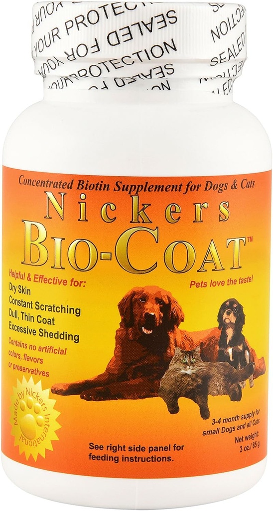 Bio Coat Concentrated Biotin Supplement - 3 oz