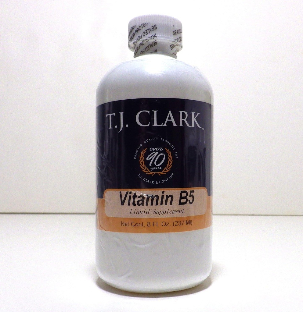 Vitamine B5 d-Calcium Pantothénate 50mg- 8oz Liquide