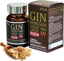 Ginseng Rouge Coréen [Gin HONGSAM] 60 Capsules - Suppléments Anti Vieillissement Premium - Boost Energy