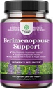 Supplément périménopause complet pour les femmes - Ménopause à avantages multiples pour les femmes avec Maca Root Vitex Berry & Black Cohosh pour les flashs chauds Sweats de nuit Hormone Balance and Mood Support (2 mois)