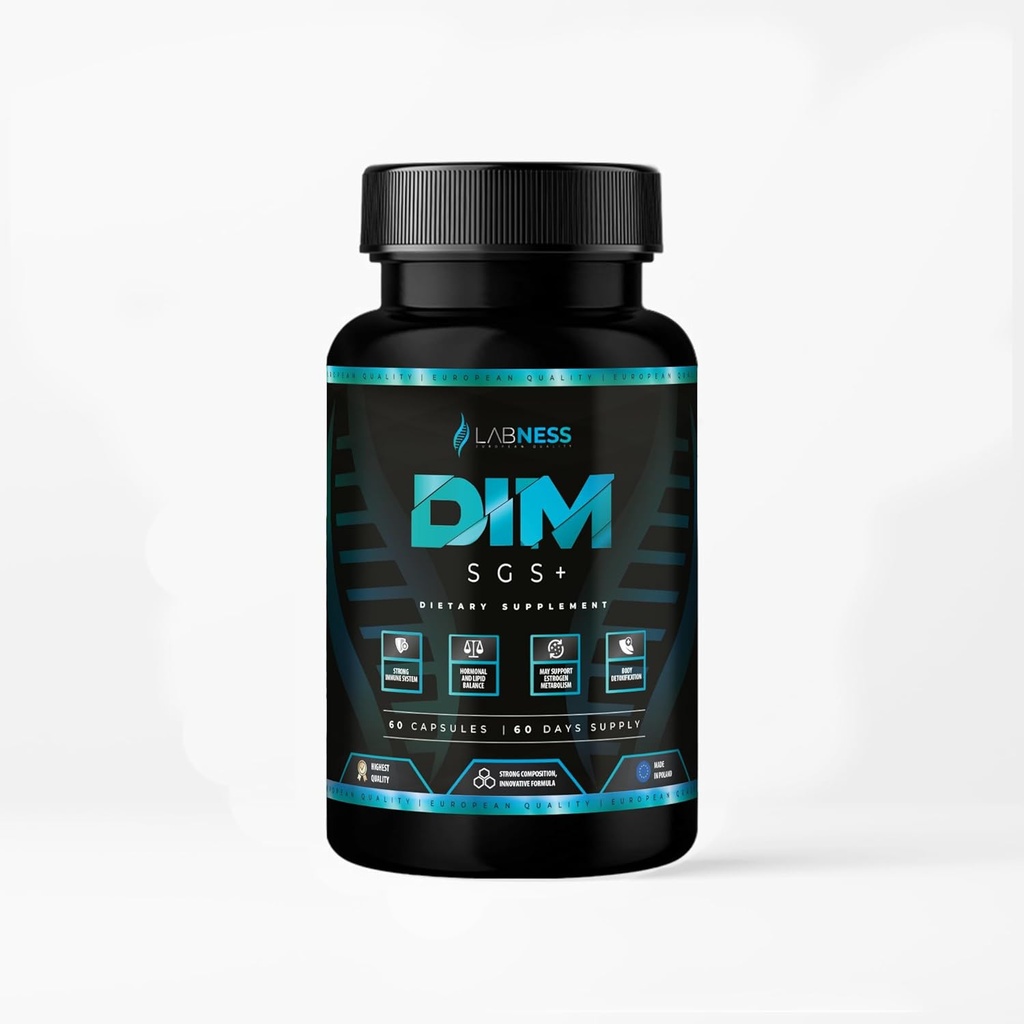 DIM SGS+, 60 capsules, bilan hormonal + désintoxication,