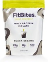 Boba Whey Protein Isolate (Sésame noir), 5,9g BCAAs, sans gluten, zéro, sucre, poudre de protéines de thé bulle
