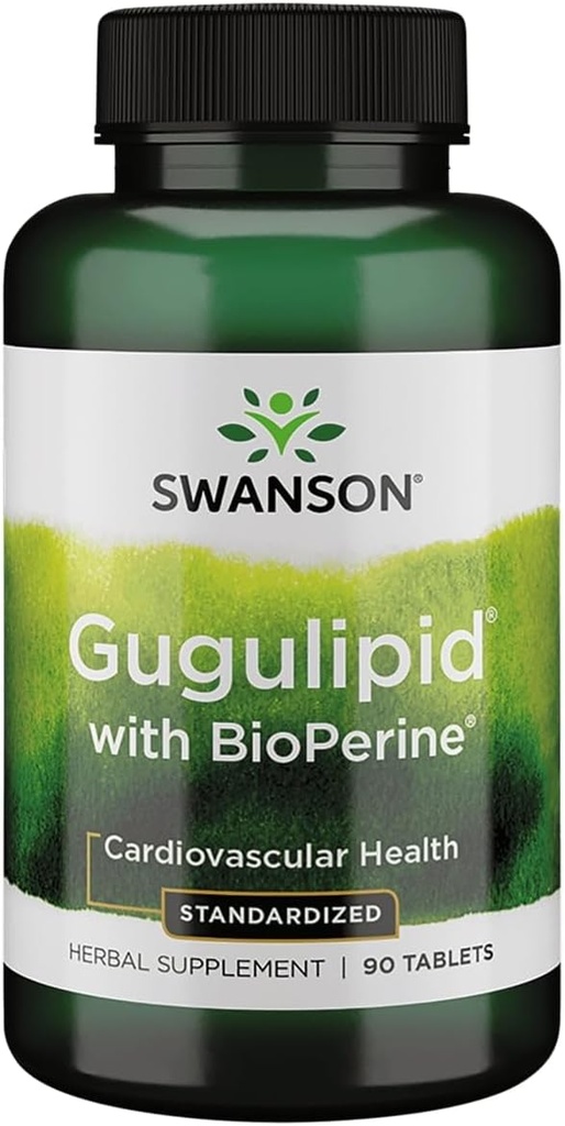 Swanson Gugulipid avec Bioperine (standardisé) 90 onglets