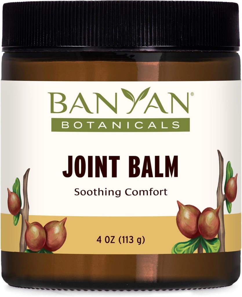 Baume d'articulation Banyan Botanicals – Baume biologique pour les articulations avec Boswellia et Guggulu – pour soutenir les articulations confortables et la santé globale conjointe – 4 oz – Non-OGM source durable sans pétrole