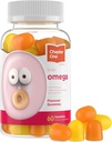 Zahler - Chapitre Un Omega 3 Gummies pour les enfants (60 comte) - Pas d'huile de poisson, casher, avec Omega 3-6-9, EPA & DHA