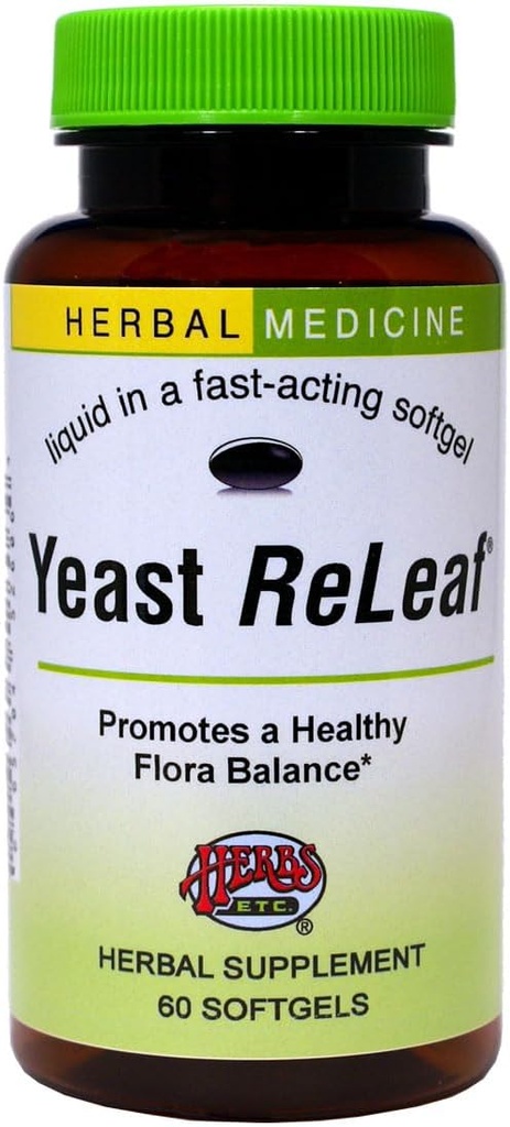 Herbes Etc. Levure ReLeaf® Softgels 60 ct