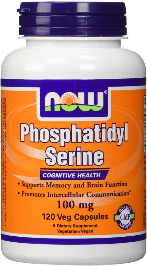Nourriture Phosphatidyl Sérine 100mg,(2 x 120) 240 gélules