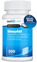 Aide au sommeil pendant la nuit avec la diphénhydramine HCl 25 mg - Non Habit formant une force régulière Pilules de sommeil pour adultes - Ne contient pas de soulagement de la douleur - Aides au sommeil en CTO pour adultes (200 Caplets)