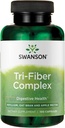 Complexe Swanson Tri-fibre - Supplément de santé digestif avec Psyllium, Oat Bran et Pectine de pomme - (100 capsules)