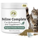 Épice biologique complet - 8 Oz - Poudre multivitamine et probiotique pour chats - Alimentation naturelle pour chats et soutien digestif