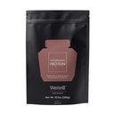 WelleCo poudre de protéines de chocolat à base végétale, mélange de riz et de pois brun biologique, 16g de protéines par portion, supplément sans lait pour l'énergie, la récupération et la nutrition quotidienne, 10,5 oz