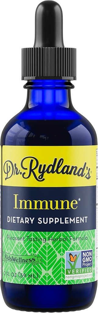 Dr Rydland's Herbal Supplement (complément à base de plantes) Créé par KidsWellness (Sécurité et efficacité pour les nourrissons chez les adultes) Immunissables (Colds, Flu, Bronchial and Croup Symptômes)