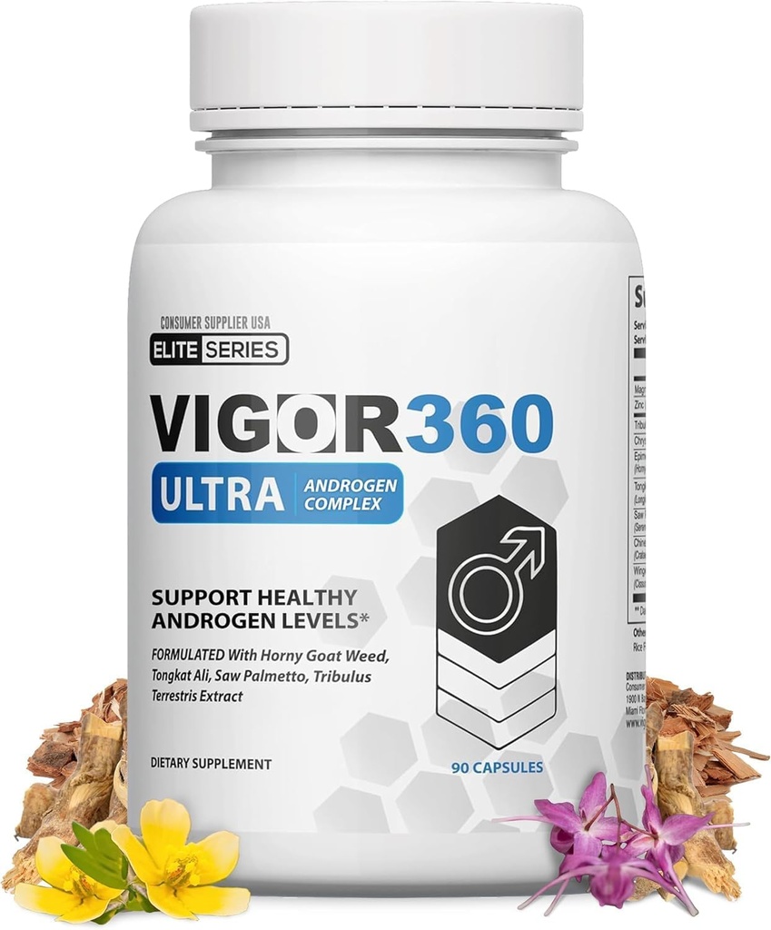COMPLEXE ULTRA TESTO - 90 capsules - 30 jours de rajeunissement de la testostérone - Booster de performance sportive et mentale.
