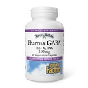 Facteurs naturels Pharma GABA - Supplément alimentaire soutient le sommeil calme et la qualité du sommeil - Supplément naturel, travail rapide Aides Focus et santé du cerveau - 60 comprimés à croquer (30 portions)
