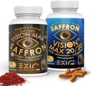 Suppléments de vitamines pour les yeux EXIR, Ensemble de 2 - Supporte Retina Macular, 120 Capsules
