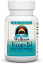 Source Naturals Wellness Vitamine D-3, forme bioactive pour la santé immunitaire
