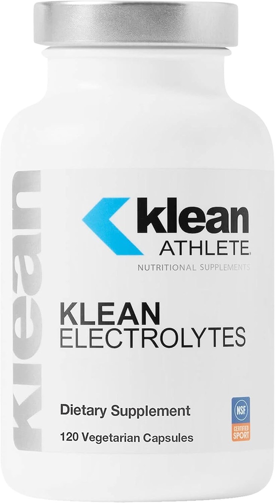 Klean Athlete Klean Electrolytes | Replenishes Minerals for Hydration to Help Achieve Optimal Health | NSF Certified for Sport | 120 Capsules