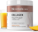 Vitals Radiance de la peau Collagène poudre, Collagène marin (Mango, 200 g), Collagène suppléments pour les femmes et les hommes avec biotine, vitamine C, E, Hyaluronate de sodium, pour la peau saine, cheveux et ongles