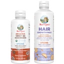 MaryRuth Organics Turkey Tail Mushroom Liposomal (Fudge chocolaté) & Croissance des cheveux MAX (Cookie à l'amande)