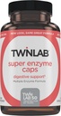 Twinlab Super Enzyme Caps - Supplément de constipation avec enzymes digestives - 50 Capsules