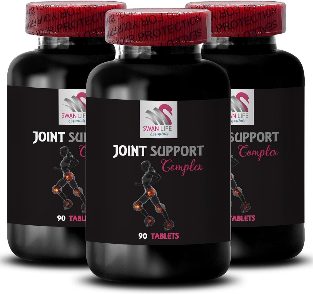Support du mouvement interarmées - COMPLEXE DE SOUTIEN COMMUN - Chondroïtine et MSM, gélules de supplément de Boron, formule de boost articulaire, mélange de glucosamine et de chondroïtine, complexe de comprimés articulaires, complément MSM 3Bot 270Tab