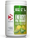 Dymatize Energyze poudre de pré-entraînement pour les hommes et les femmes, citron Lime Saveur, 150mg caféine, 5g BCAAs, mélange de performance de L-Theanine, L-Tyrosine, L-Citrulline, Pas de sucre, 30 portions