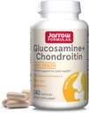 Formules de Jarrow Glucosamine + Chondroïtine - 240 Capsules - Soutien nutritionnel de la santé articulaire - avec la vitamine C et le manganèse - 60 portions