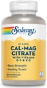 SOLARAY Calcium Magnésium Citrate w/Vitamine D3 K2 - Suppléments de calcium pour les femmes et les hommes - Soutien à la santé des os et du coeur - Cal Mag 2:1 Ratio, plus vitamine D 3 et K2, garantie de 60 jours, 30 portions
