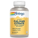 SOLARAY Calcium Magnésium Citrate w/Vitamine D3 K2 - Suppléments de calcium pour les femmes et les hommes - Soutien à la santé des os et du coeur - Cal Mag 2:1 Ratio, plus vitamine D 3 et K2, garantie de 60 jours, 30 portions