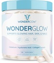La peau et les ongles de cheveux WONDERCOW Vitamines w/Bovin Colostrum, Collagène, Acide hyaluronique, Biotine, Zinc, & Lactoferrine.