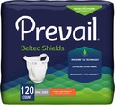 Incontinence absolue Boucliers à courroie unisexe, Bouclier à courroies jetables pour adultes pour hommes et femmes - Absorbance supplémentaire - 120 Nombre (4 paquets de 30)
