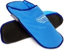 Ice Pack Slippers for Neuropathy Relief - 1 Pair, Blue Vinyl Gel - Ice Pack Wraps & Cold Slippers for Swollen Feet Relief - Hot & Cold Therapy for Plantar Fasciitis & Burning Sensation