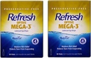 Refresh Optive Mega-3 gouttes oculaires lubrifiantes, 30 à usage unique (paquet de 2)