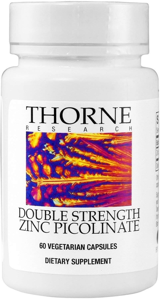 Recherche Thorne - Picolinate de zinc 30 Milligramme (anciennement Picolinate de zinc double résistance) - Supplément de zinc bien absorbé pour fonction immunitaire - NSF certifié pour le sport - 60 capsules