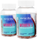 Multivitamines pour femmes - 120 Gommies multivitamines - Vitamines pour femmes - Fruits naturels - Sans gluten et sans OGM - Conditionnement x 2 bouteilles.