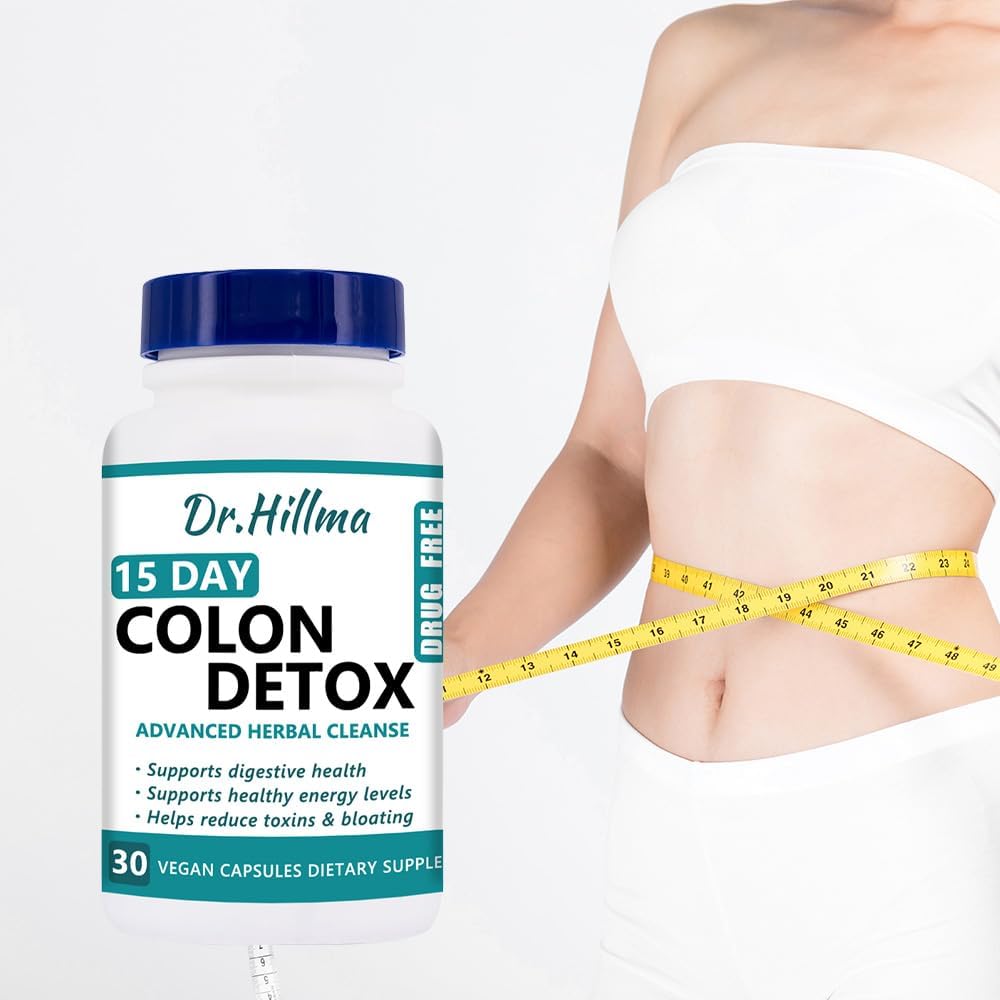 15 jours Cleanse Gut et Colon Support 15 jours Cleanse Gut Advanced Gut Cleanse Detox avec Senna, Cascara Sagrada Psyllium Husk Natural Gut Cleanse Detox (30 capsules)