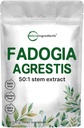 Fadogia Agrestis 600mg par portion, 50:1 Poudre d'extrait, 4 once, hautement purifiée et biodisponible, Etats-Unis Tiers Testé, Résistance maximale, Pas de remplissage, Pas d'additifs, Non-OGM & Pas de gluten