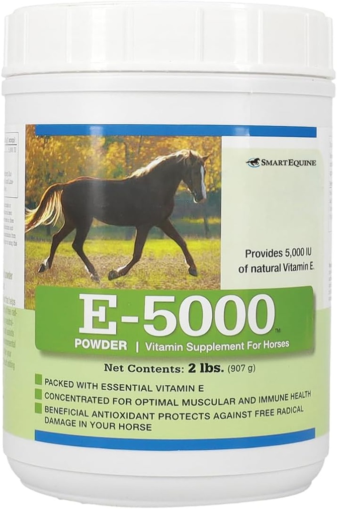 E5000 Poudre de Vitamine E pour les Chevaux.